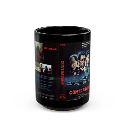 CONTRABAND (VHS COVER) - Black Coffee Mug-15oz-Go Mug Yourself