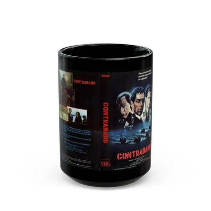 CONTRABAND (VHS COVER) - Black Coffee Mug 15oz - Go Mug Yourself