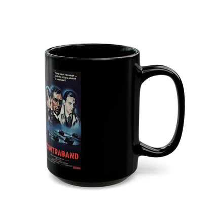 CONTRABAND (VHS COVER) - Black Coffee Mug-Go Mug Yourself