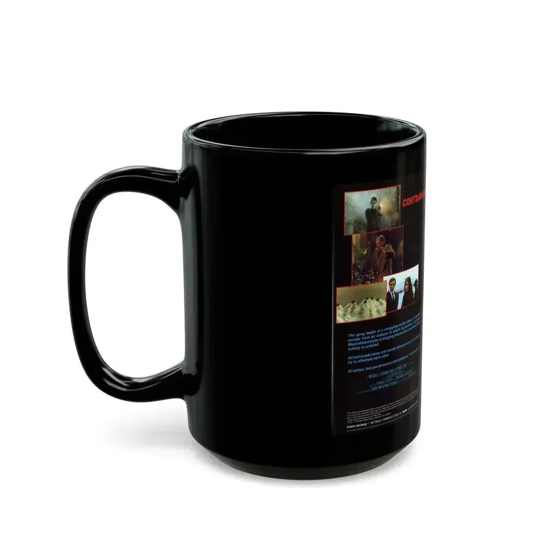 CONTRABAND (VHS COVER) - Black Coffee Mug - Go Mug Yourself