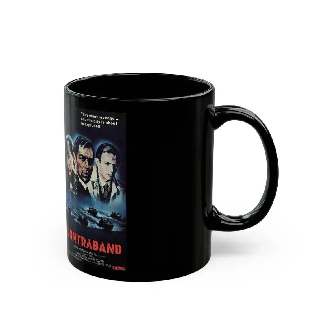 CONTRABAND (VHS COVER) - Black Coffee Mug - Go Mug Yourself