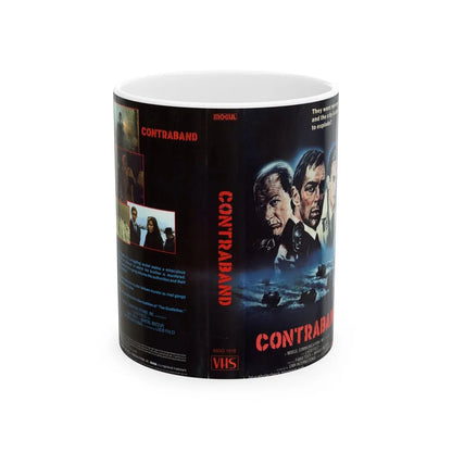 CONTRABAND (VHS COVER) - White Coffee Mug-11oz-Go Mug Yourself