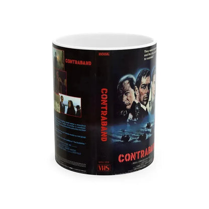 CONTRABAND (VHS COVER) - White Coffee Mug 11oz - Go Mug Yourself