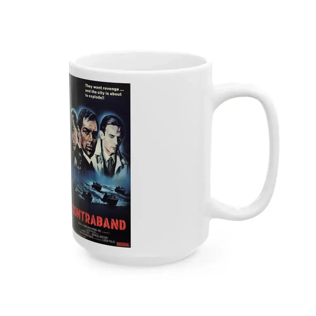 CONTRABAND (VHS COVER) - White Coffee Mug - Go Mug Yourself