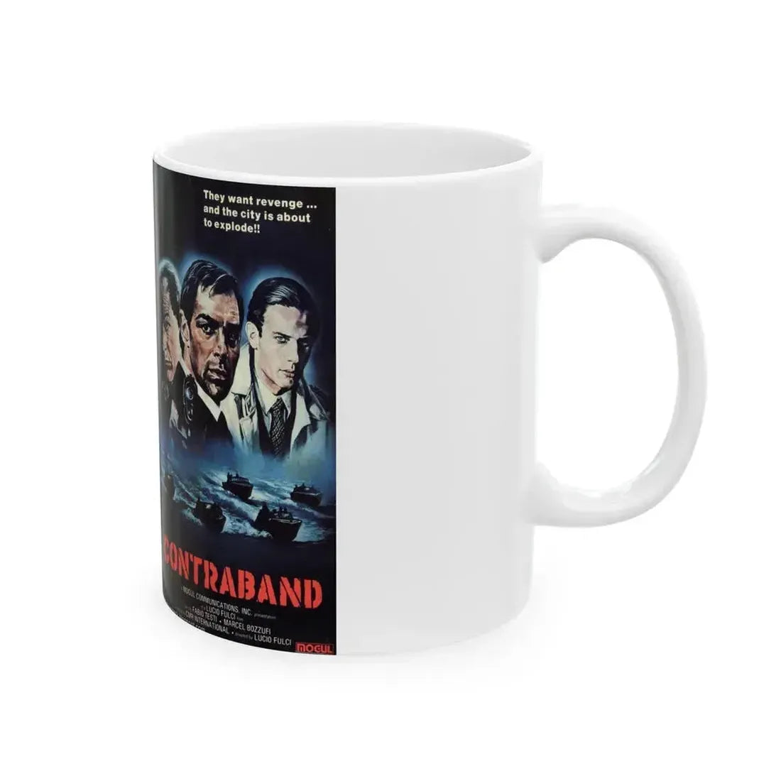 CONTRABAND (VHS COVER) - White Coffee Mug - Go Mug Yourself