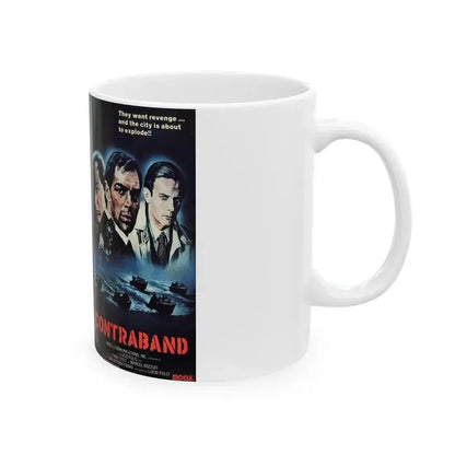 CONTRABAND (VHS COVER) - White Coffee Mug - Go Mug Yourself