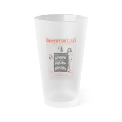 CONVENTION GIRLS 1978 Movie Poster - Frosted Pint Glass 16oz-16oz-Frosted-Go Mug Yourself