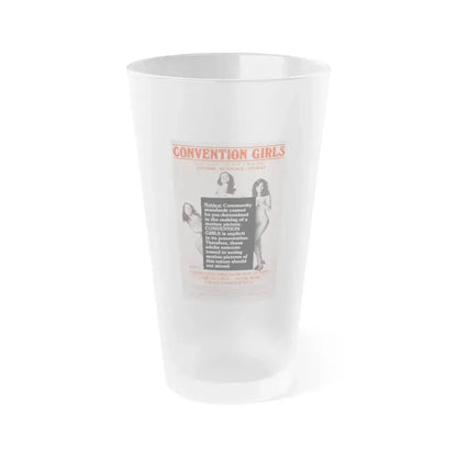 CONVENTION GIRLS 1978 Movie Poster - Frosted Pint Glass 16oz 16oz Frosted - Go Mug Yourself