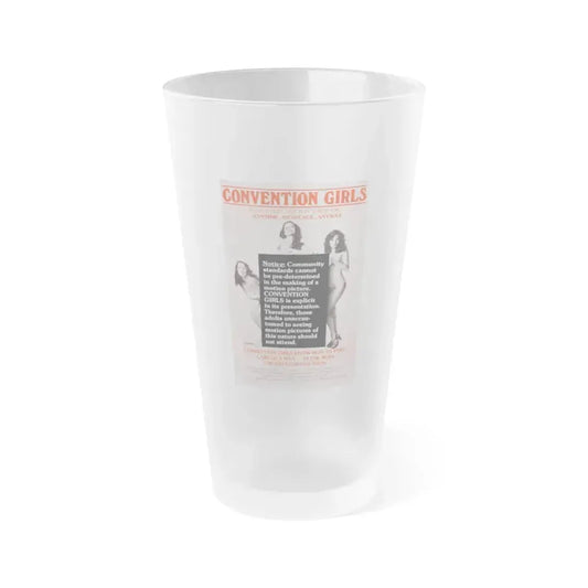 CONVENTION GIRLS 1978 Movie Poster - Frosted Pint Glass 16oz 16oz Frosted - Go Mug Yourself