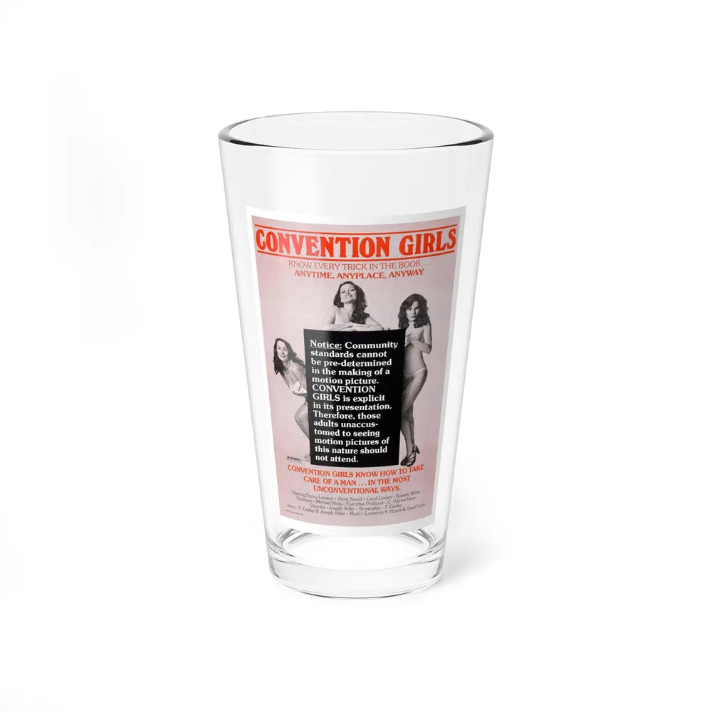 CONVENTION GIRLS 1978 Movie Poster - Pint Glass 16oz-16oz-Go Mug Yourself