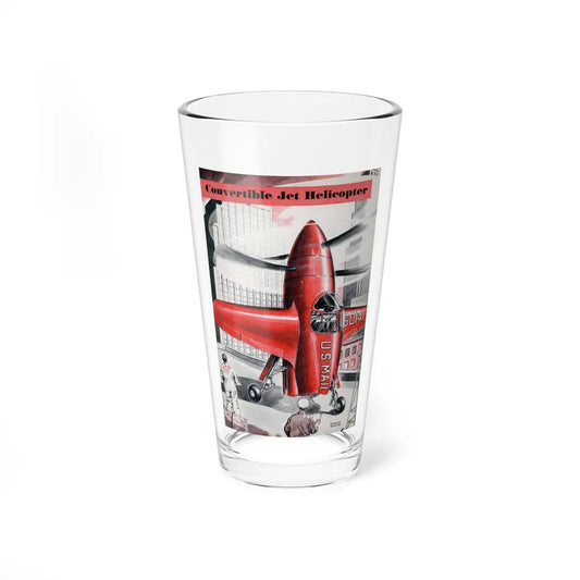 Convertible Jet Helicopter, 1948 - Pint Glass 16oz-16oz-Go Mug Yourself