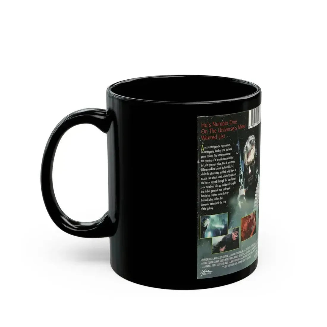 CONVICT 762 YORK HOME VIDEO (VHS COVER) - Black Coffee Mug - Go Mug Yourself