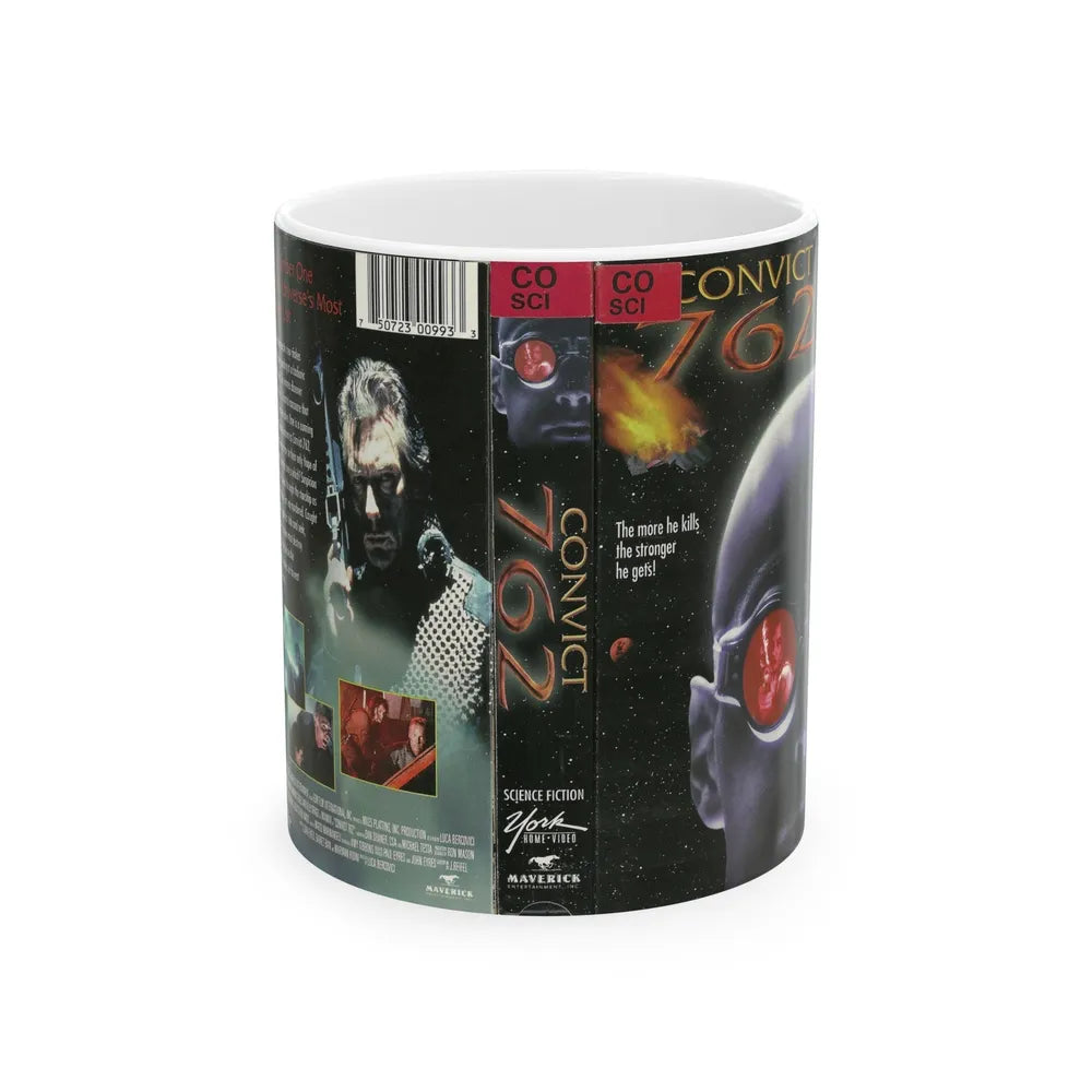 CONVICT 762 YORK HOME VIDEO (VHS COVER) - White Coffee Mug-11oz-Go Mug Yourself