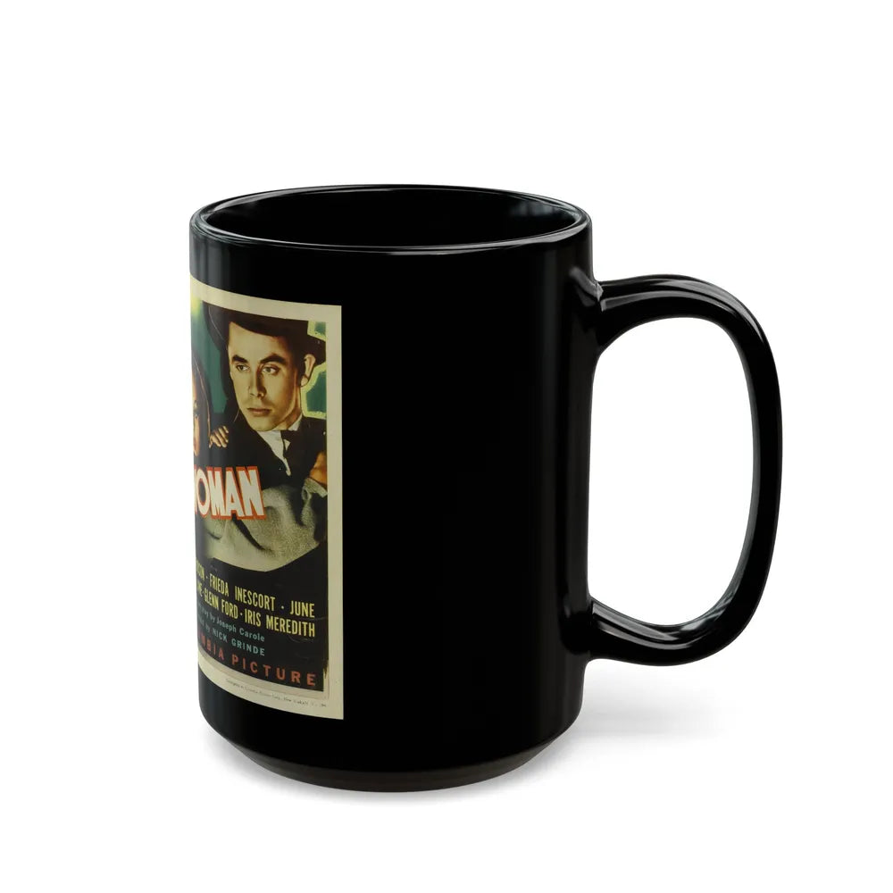 CONVICTED WOMAN 1940 Movie Poster - Black Coffee Mug-Go Mug Yourself