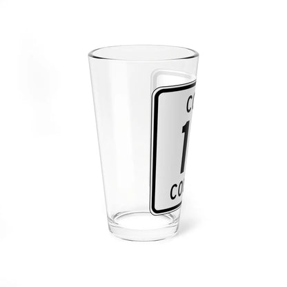 Cook County 16 MN (Minnesota) (Road Sign) Pint Glass 16oz - Go Mug Yourself