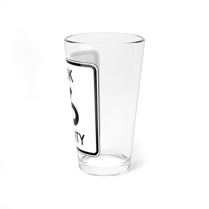 Cook County 16 MN (Minnesota) (Road Sign) Pint Glass 16oz - Go Mug Yourself