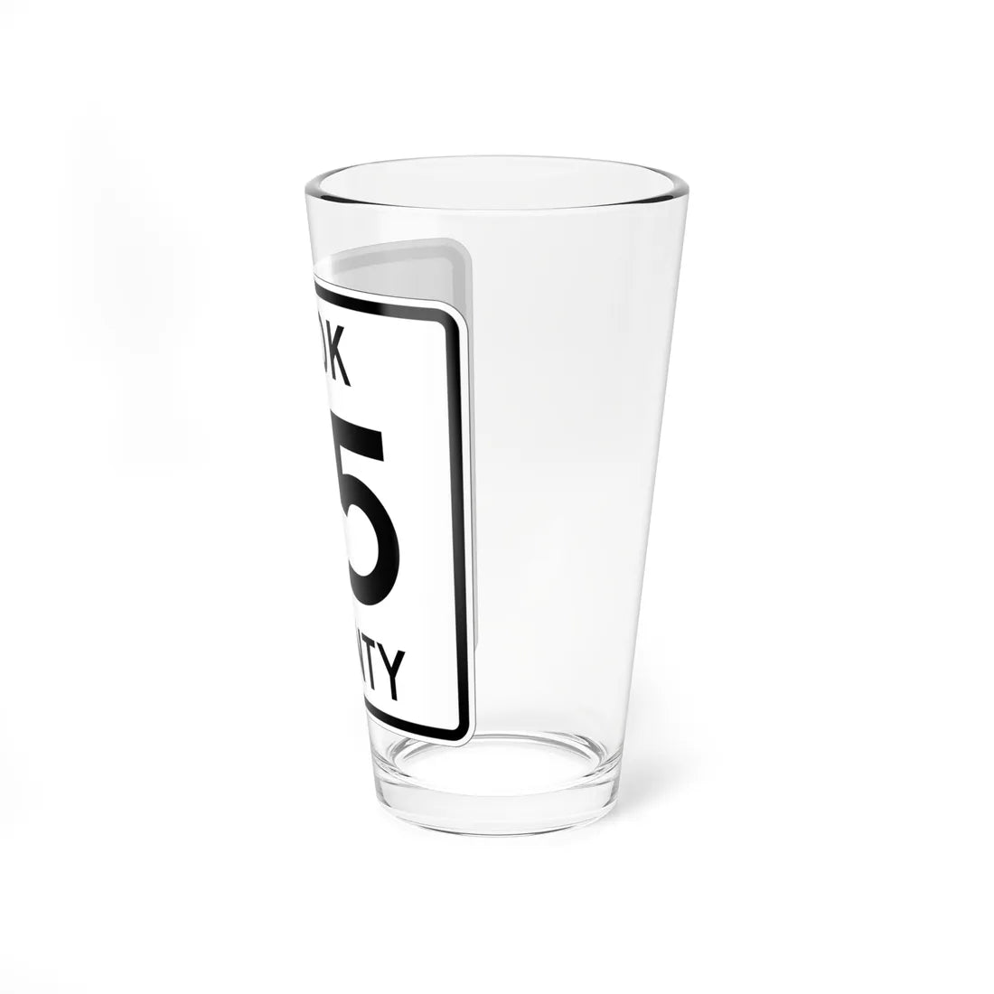 Cook County 65 MN (Minnesota) (Road Sign) Pint Glass 16oz - Go Mug Yourself