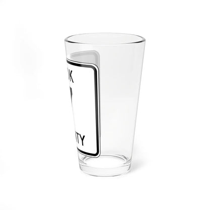 Cook County 7 MN (Minnesota) (Road Sign) Pint Glass 16oz - Go Mug Yourself