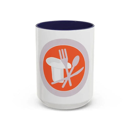 Cooking (Boy Scout Merit Badge) Accent Coffee Mug 15oz Navy - Go Mug Yourself
