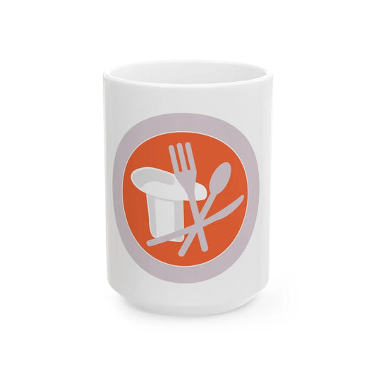 Cooking (Boy Scout Merit Badge) White Coffee Mug-15oz-Go Mug Yourself