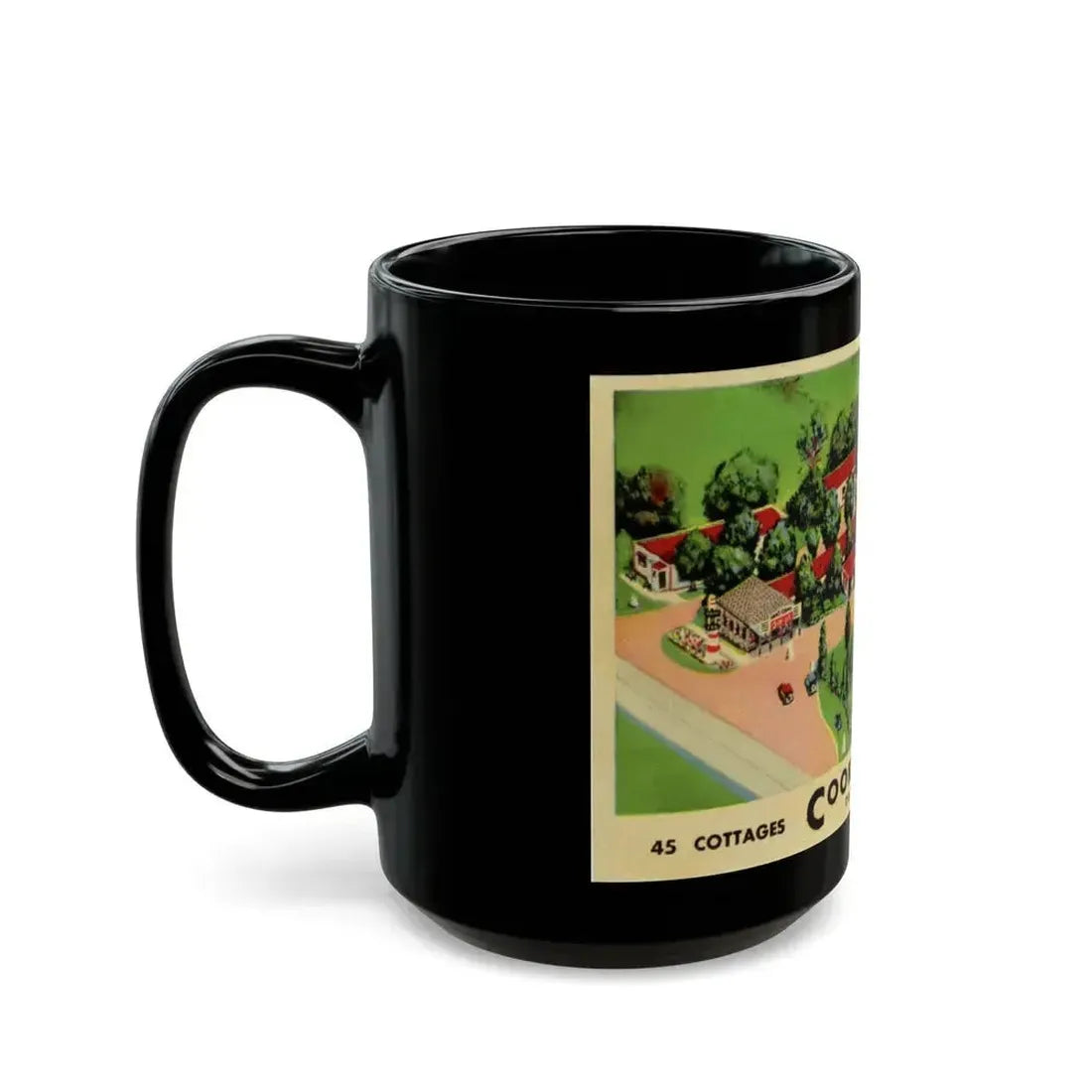 Cooks Court Trav O Tel (Greeting Postcards) Black Coffee Mug - Go Mug Yourself