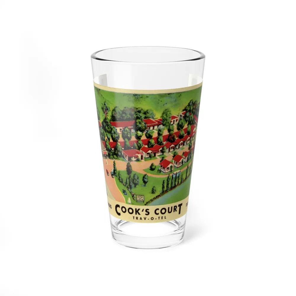 Cooks Court Trav O Tel (Greeting Postcards) Pint Glass 16oz-16oz-Go Mug Yourself