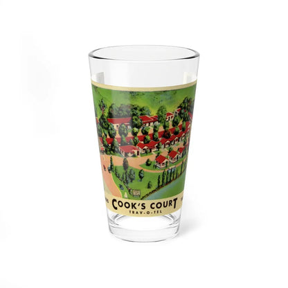 Cooks Court Trav O Tel (Greeting Postcards) Pint Glass 16oz-16oz-Go Mug Yourself