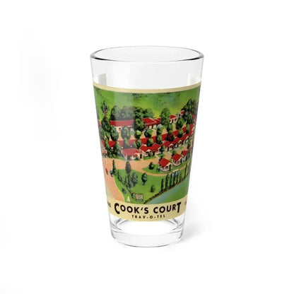 Cooks Court Trav O Tel (Greeting Postcards) Pint Glass 16oz 16oz - Go Mug Yourself