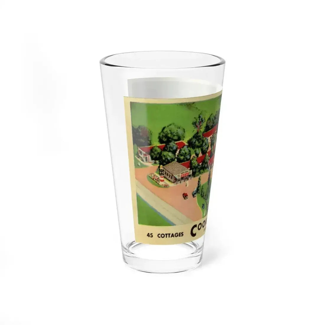 Cooks Court Trav O Tel (Greeting Postcards) Pint Glass 16oz - Go Mug Yourself