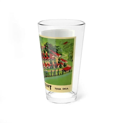 Cooks Court Trav O Tel (Greeting Postcards) Pint Glass 16oz - Go Mug Yourself