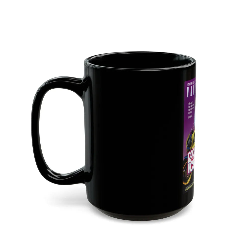 COOL AS ICE 1991 Movie Poster - Black Coffee Mug-Go Mug Yourself