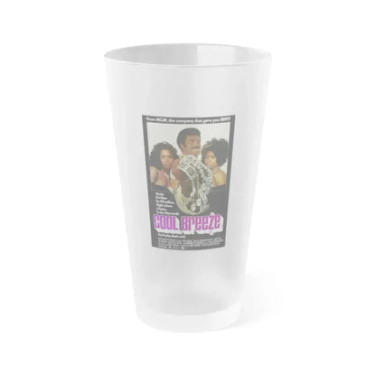 COOL BREEZE 1972 Movie Poster - Frosted Pint Glass 16oz 16oz Frosted - Go Mug Yourself