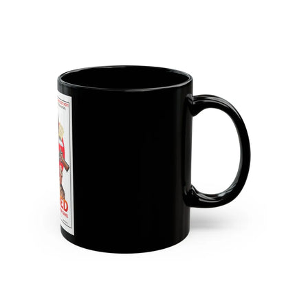 COOL RED 1976 Movie Poster - Black Coffee Mug-Go Mug Yourself