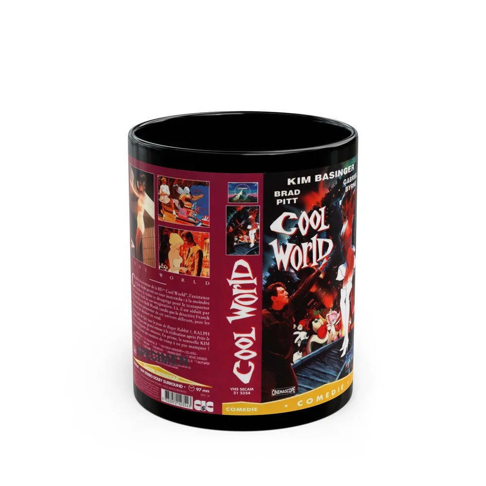 COOL WORLD (VHS COVER) - Black Coffee Mug-11oz-Go Mug Yourself