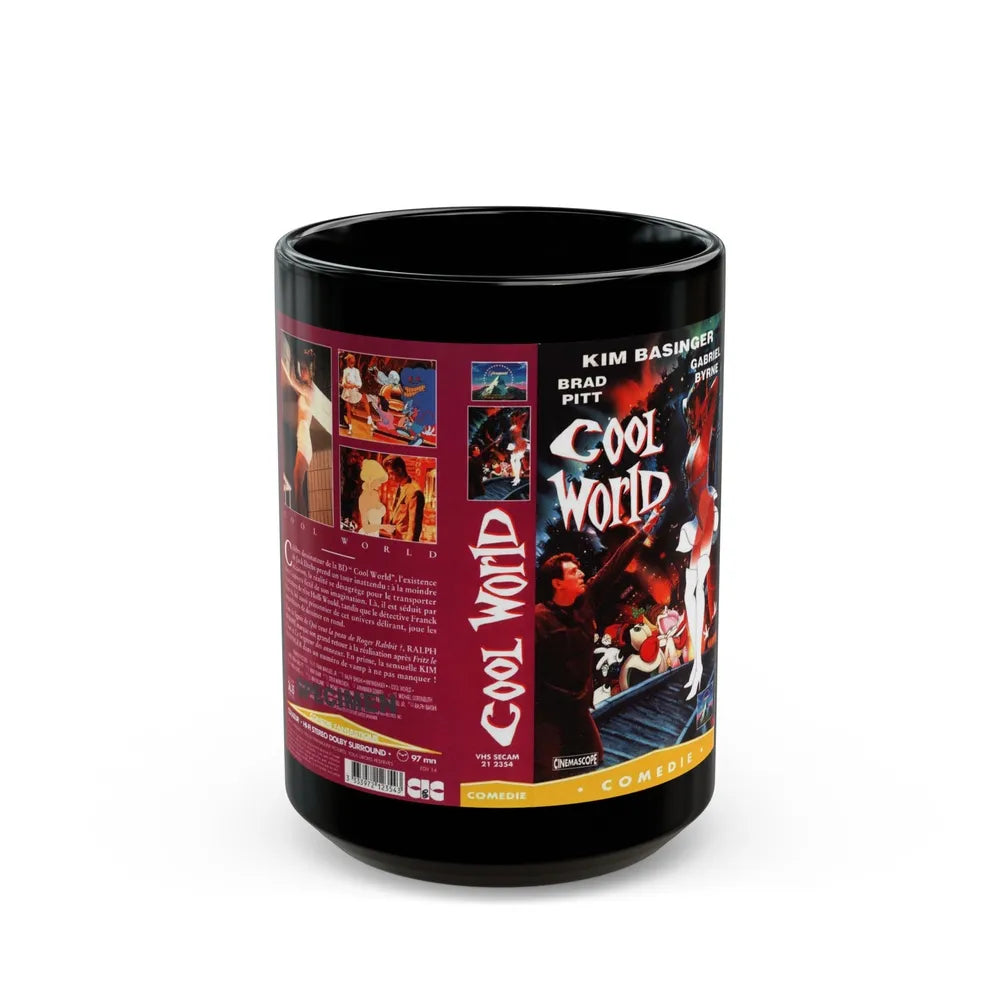 COOL WORLD (VHS COVER) - Black Coffee Mug-15oz-Go Mug Yourself