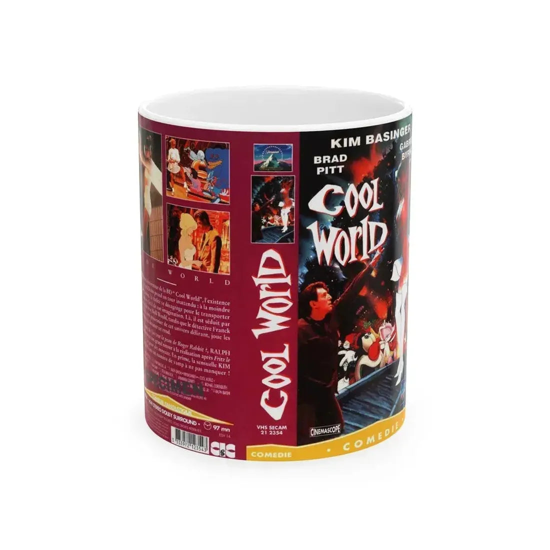 COOL WORLD (VHS COVER) - White Coffee Mug 11oz - Go Mug Yourself
