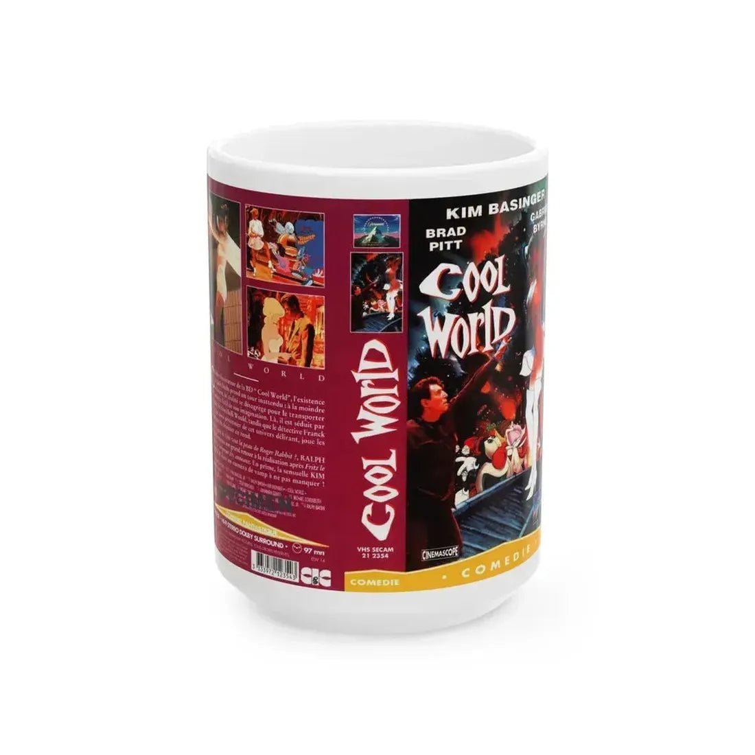 COOL WORLD (VHS COVER) - White Coffee Mug 15oz - Go Mug Yourself