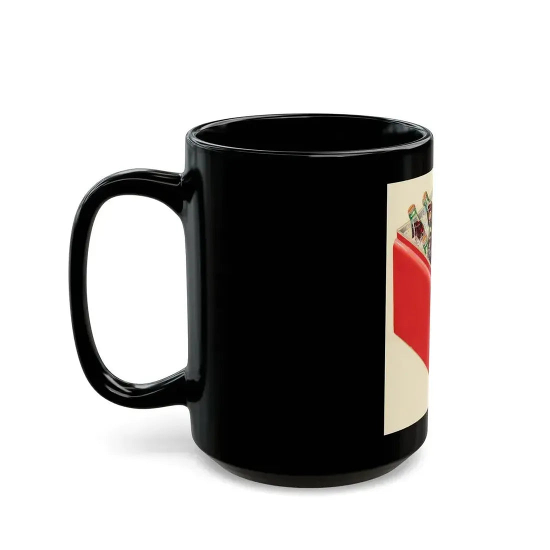 Cooler, Coca-Cola advertisement - Black Coffee Mug - Go Mug Yourself