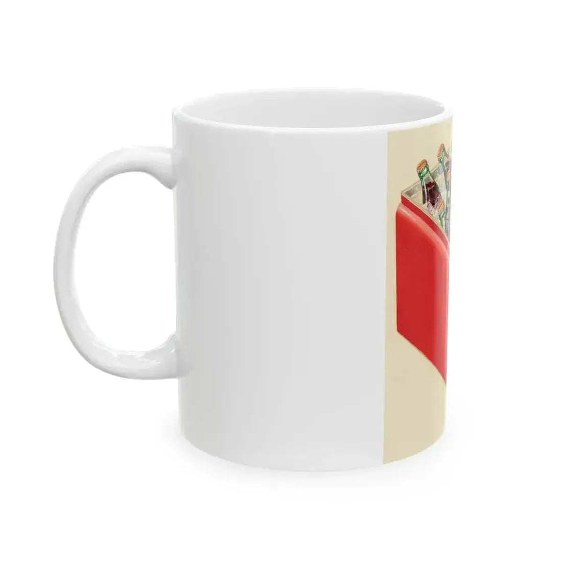Cooler, Coca-Cola advertisement - White Coffee Mug - Go Mug Yourself