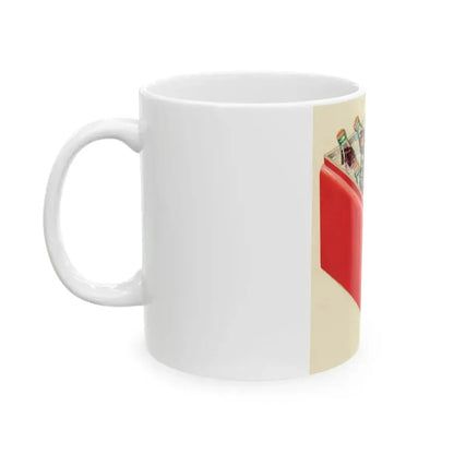 Cooler, Coca-Cola advertisement - White Coffee Mug - Go Mug Yourself