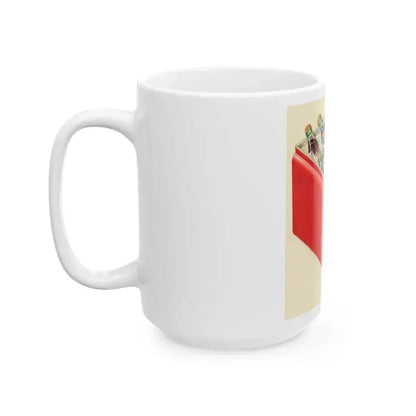 Cooler, Coca-Cola advertisement - White Coffee Mug - Go Mug Yourself