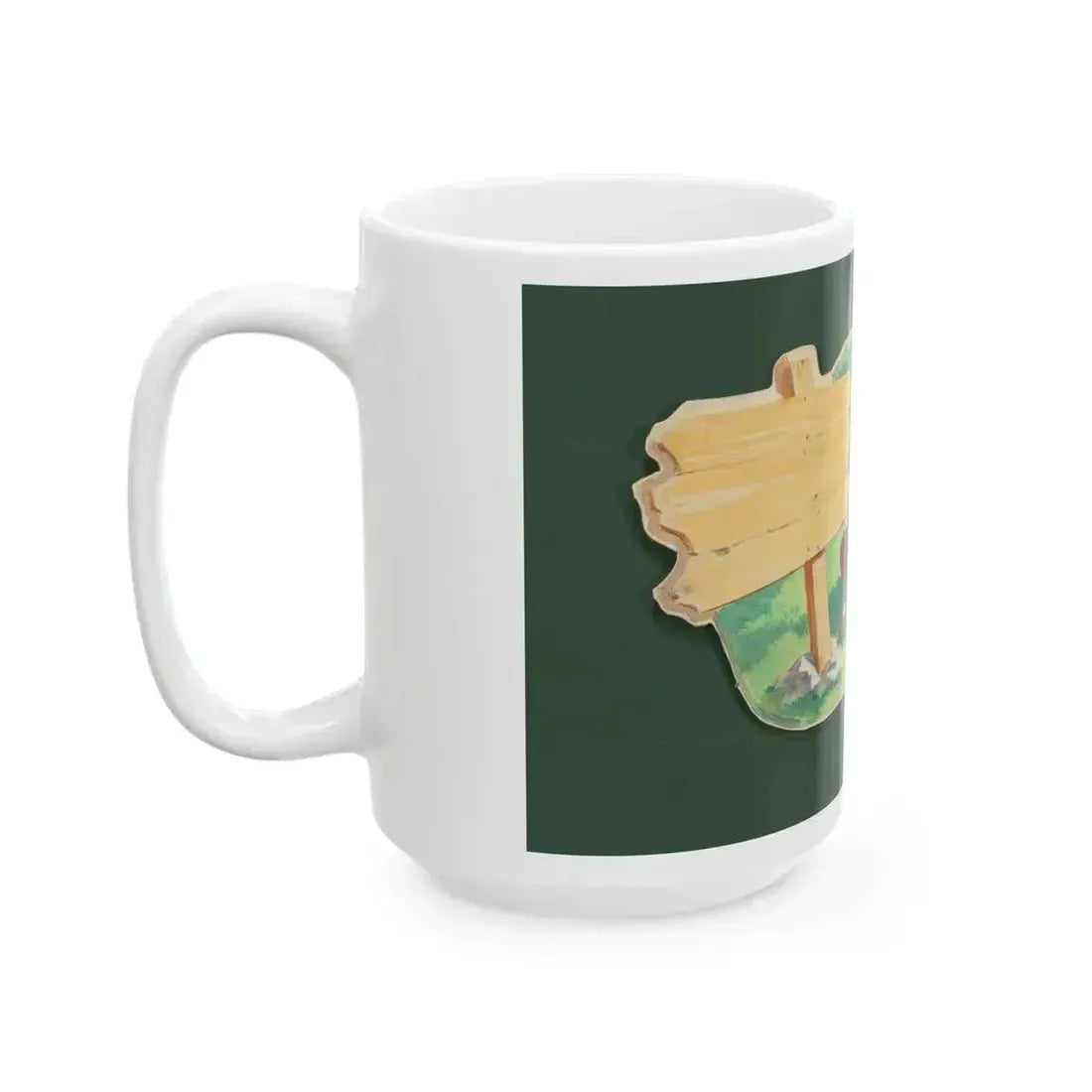 Cooler Picnic, Coca-Cola advertisement piece - White Coffee Mug - Go Mug Yourself