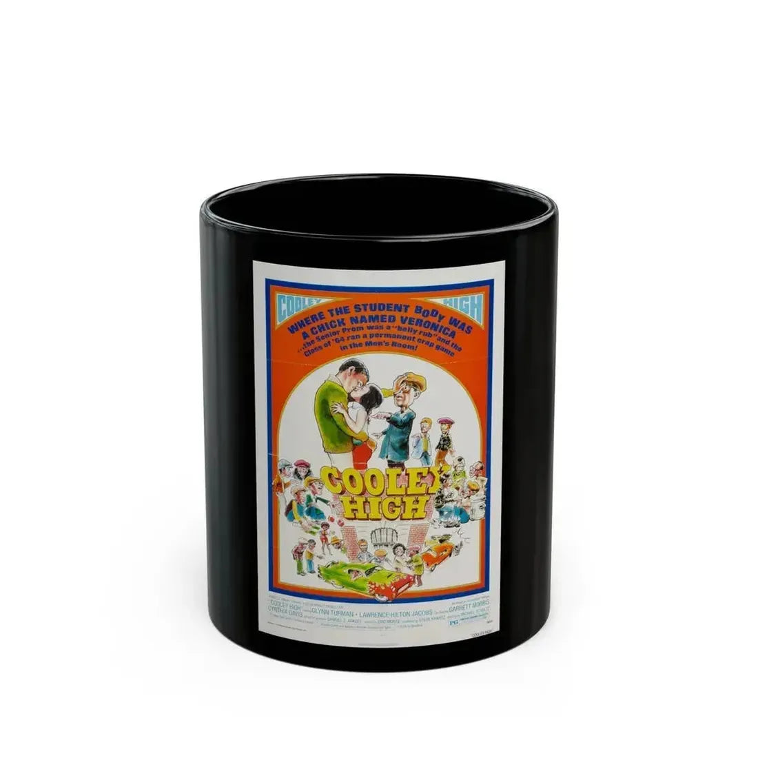 COOLEY HIGH (2) 1975 Movie Poster - Black Coffee Mug 11oz - Go Mug Yourself