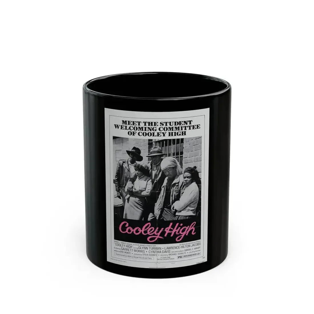 COOLEY HIGH (3) 1975 Movie Poster - Black Coffee Mug 11oz - Go Mug Yourself
