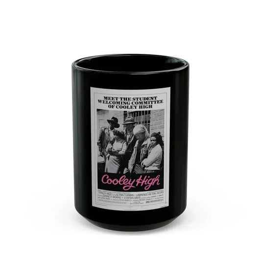 COOLEY HIGH (3) 1975 Movie Poster - Black Coffee Mug 15oz - Go Mug Yourself