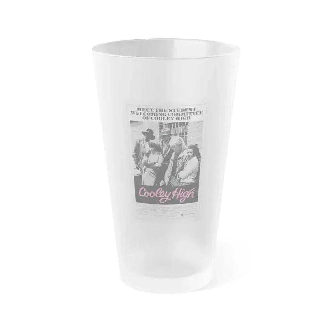COOLEY HIGH (3) 1975 Movie Poster - Frosted Pint Glass 16oz 16oz Frosted - Go Mug Yourself
