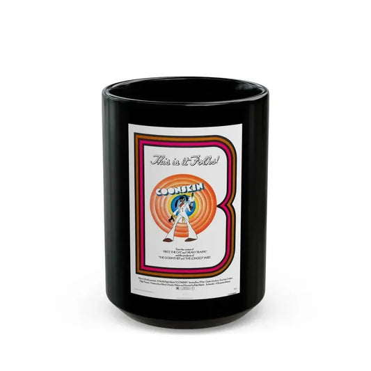 COONSKIN 1975 Movie Poster - Black Coffee Mug 15oz - Go Mug Yourself