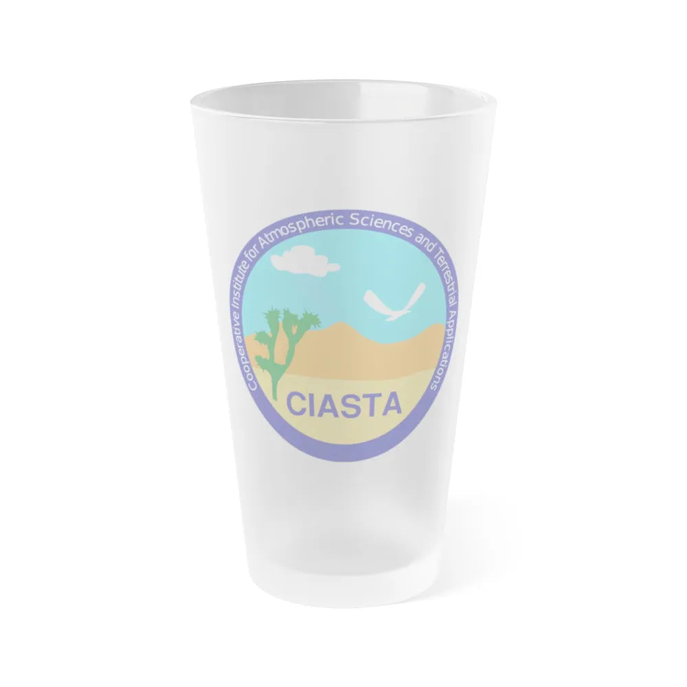 Cooperative Institute for Atmospheric Sciences and Terrestrial Applications - Frosted Pint Glass 16oz-16oz-Frosted-Go Mug Yourself