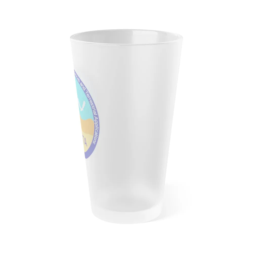 Cooperative Institute for Atmospheric Sciences and Terrestrial Applications - Frosted Pint Glass 16oz-Go Mug Yourself