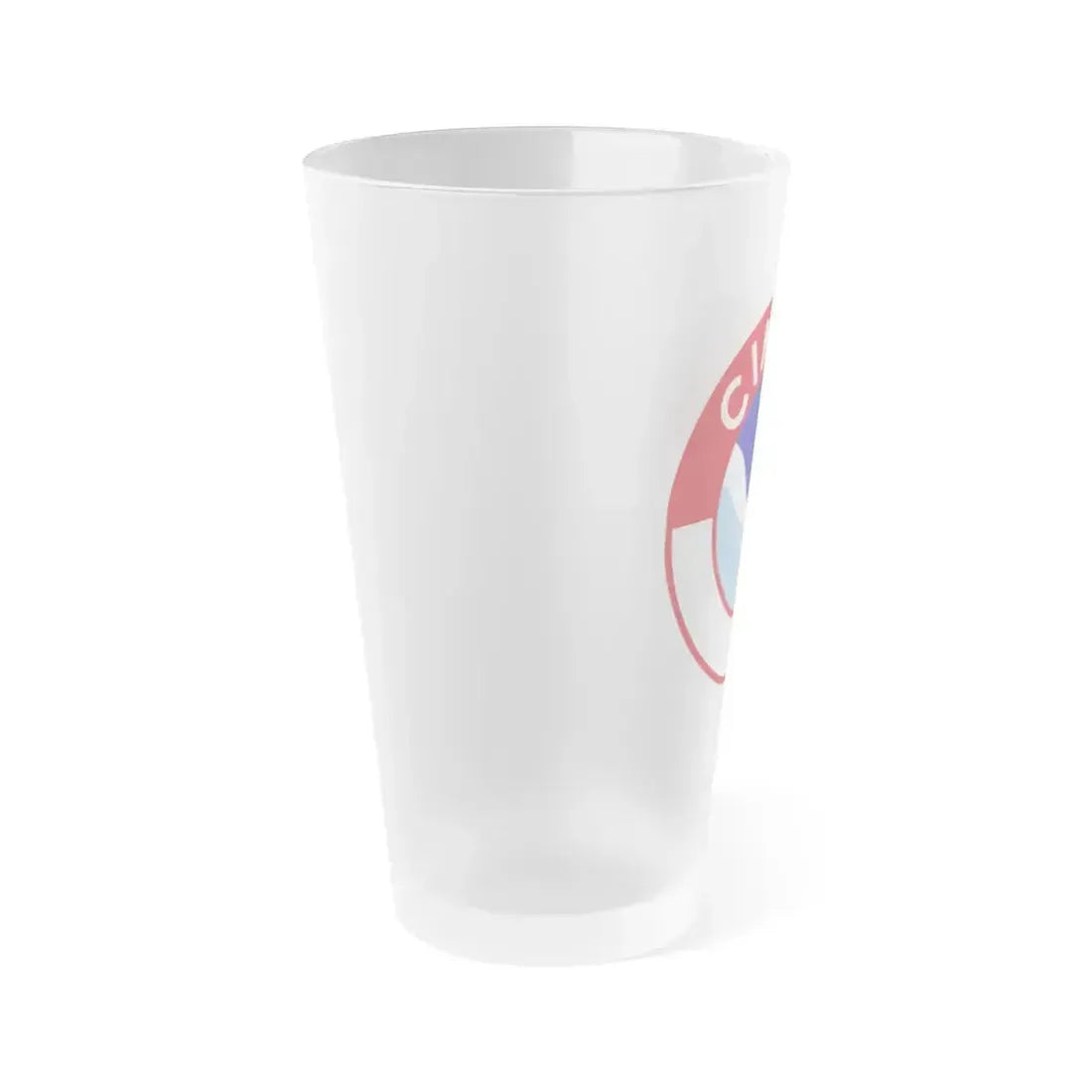 Cooperative Institute for Mesoscale Meteorological Studies CIMMS - Frosted Pint Glass 16oz - Go Mug Yourself